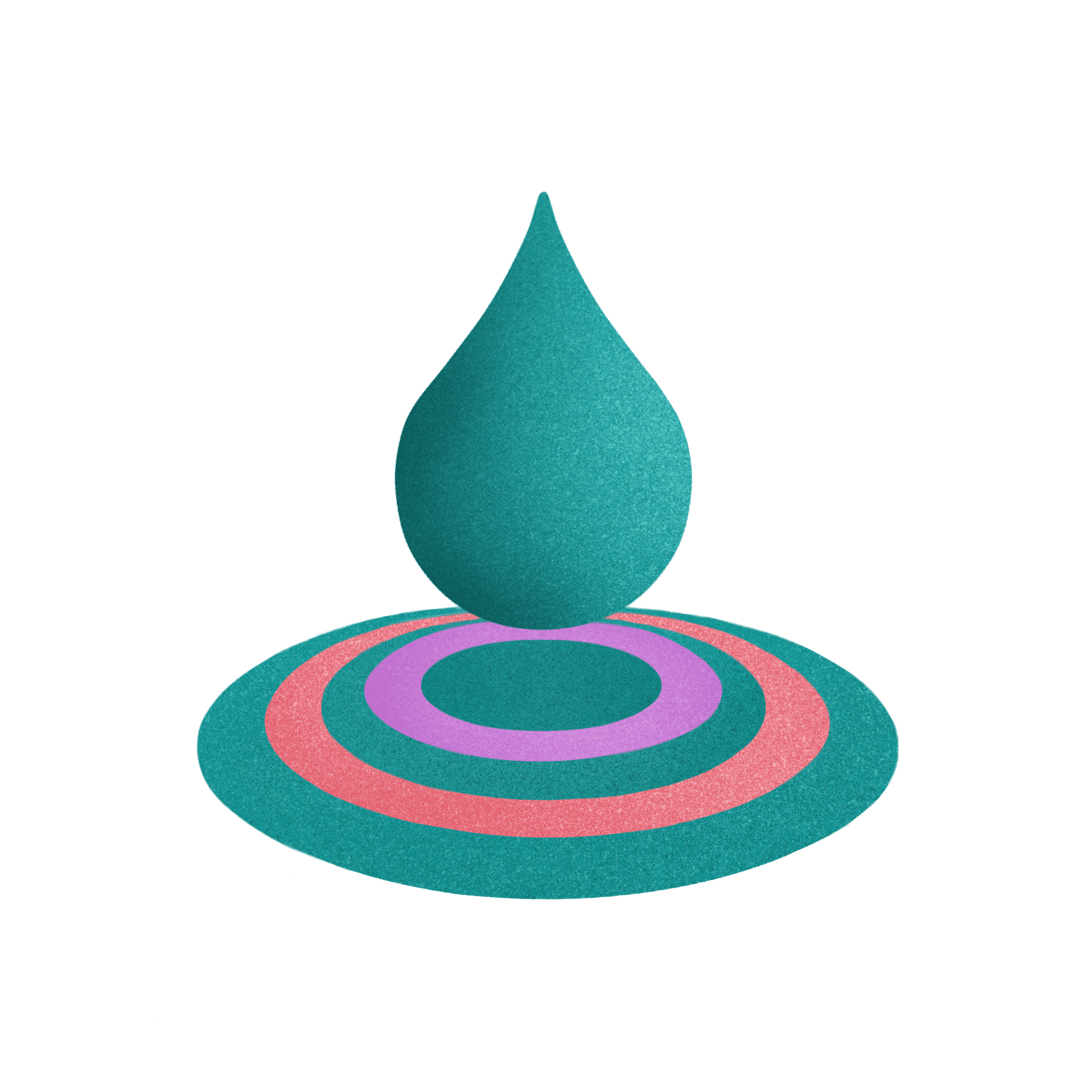 A multi-colored beehive surrounded by hexagon shapes and bees