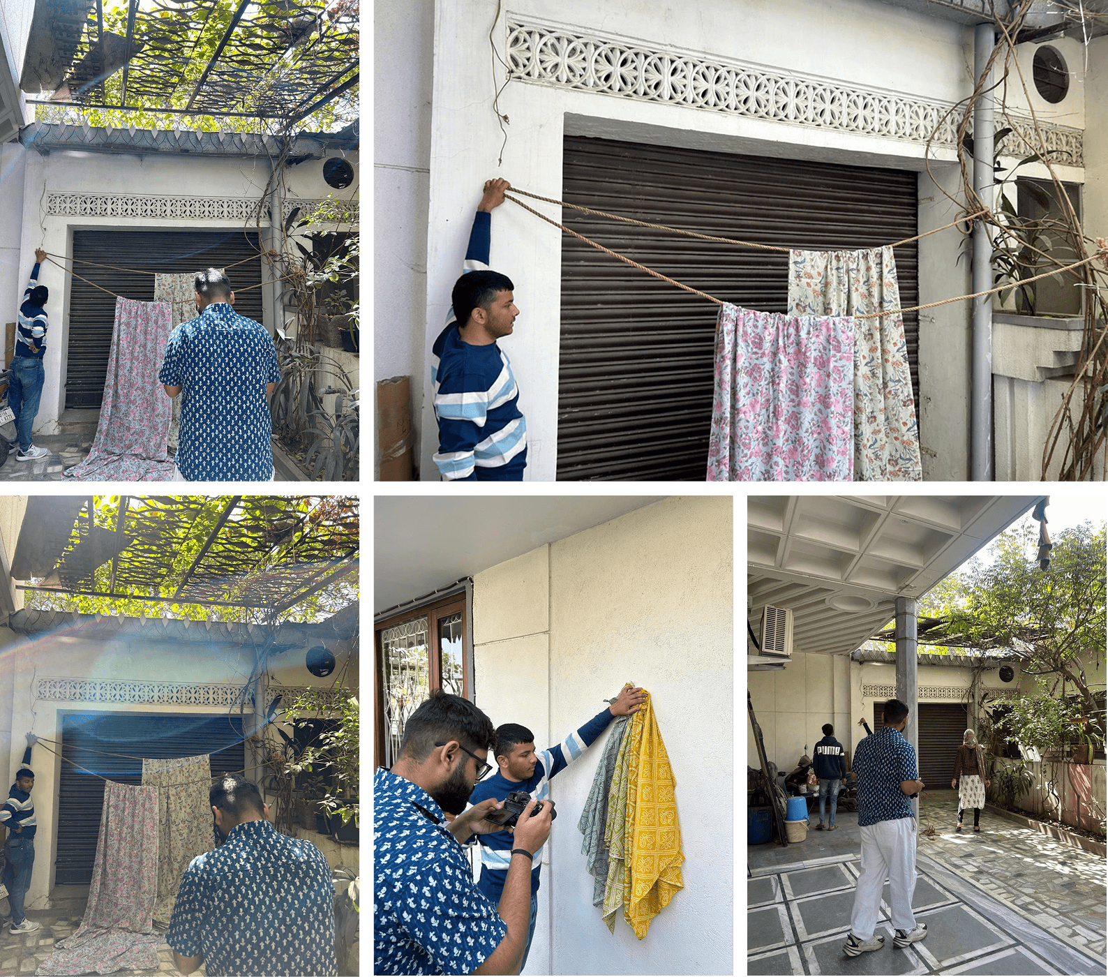 Modern home office setup with a monitor, ergonomic chair, keyboard, and indoor plants near a window with blinds.