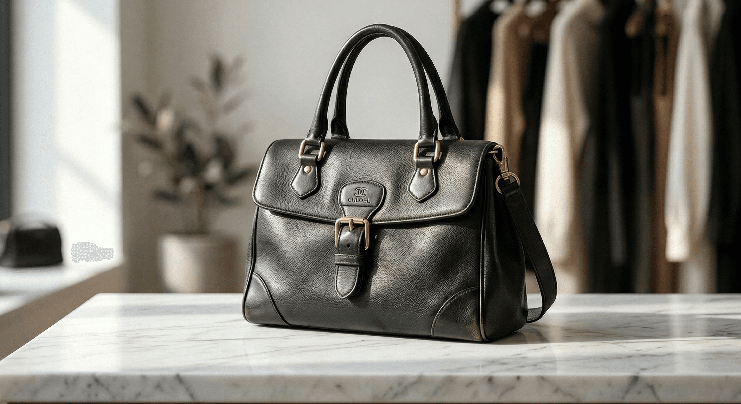 Low angle house with wooden pieces