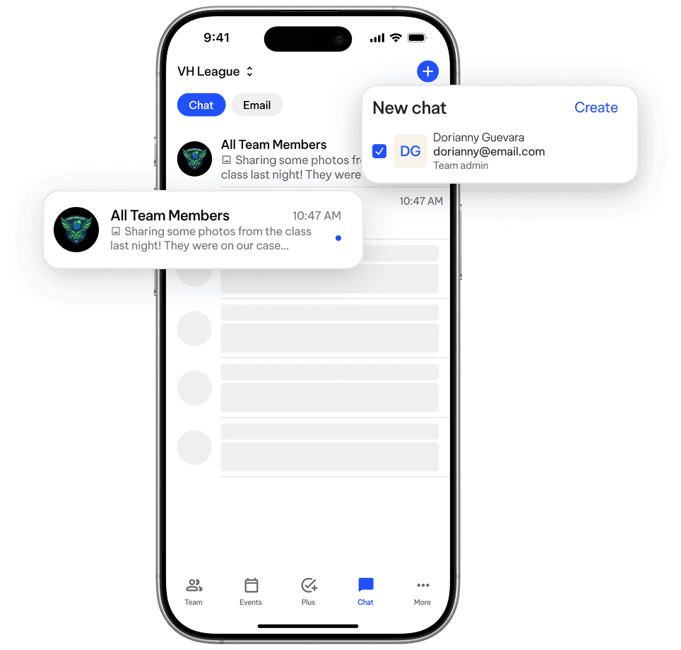 TeamLinkt's Basketball Team Messaging Tool