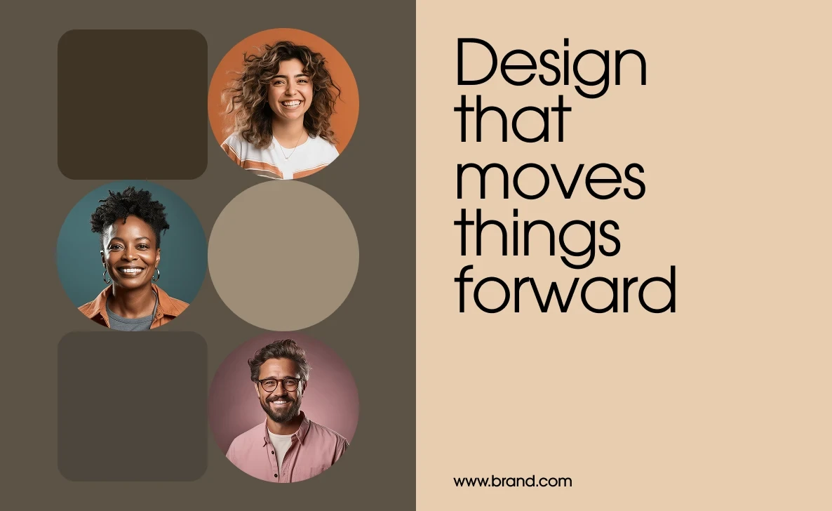 Creative visual, neutral tones