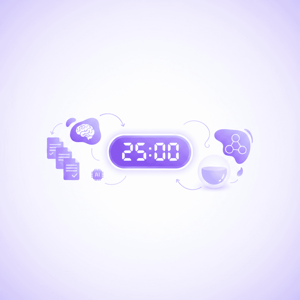 using the pomodoro technique to structure cramming sessions at night