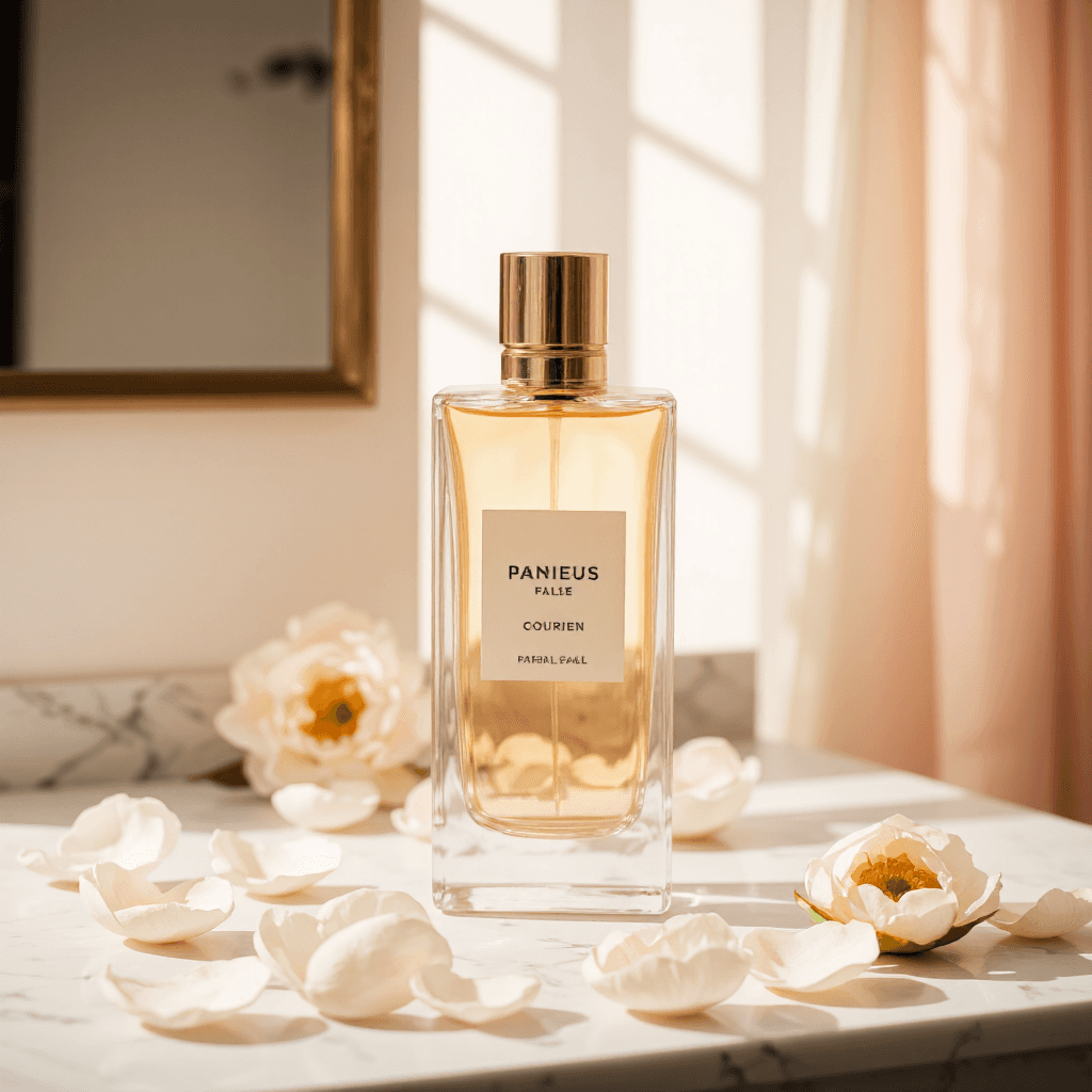product photography of perfume