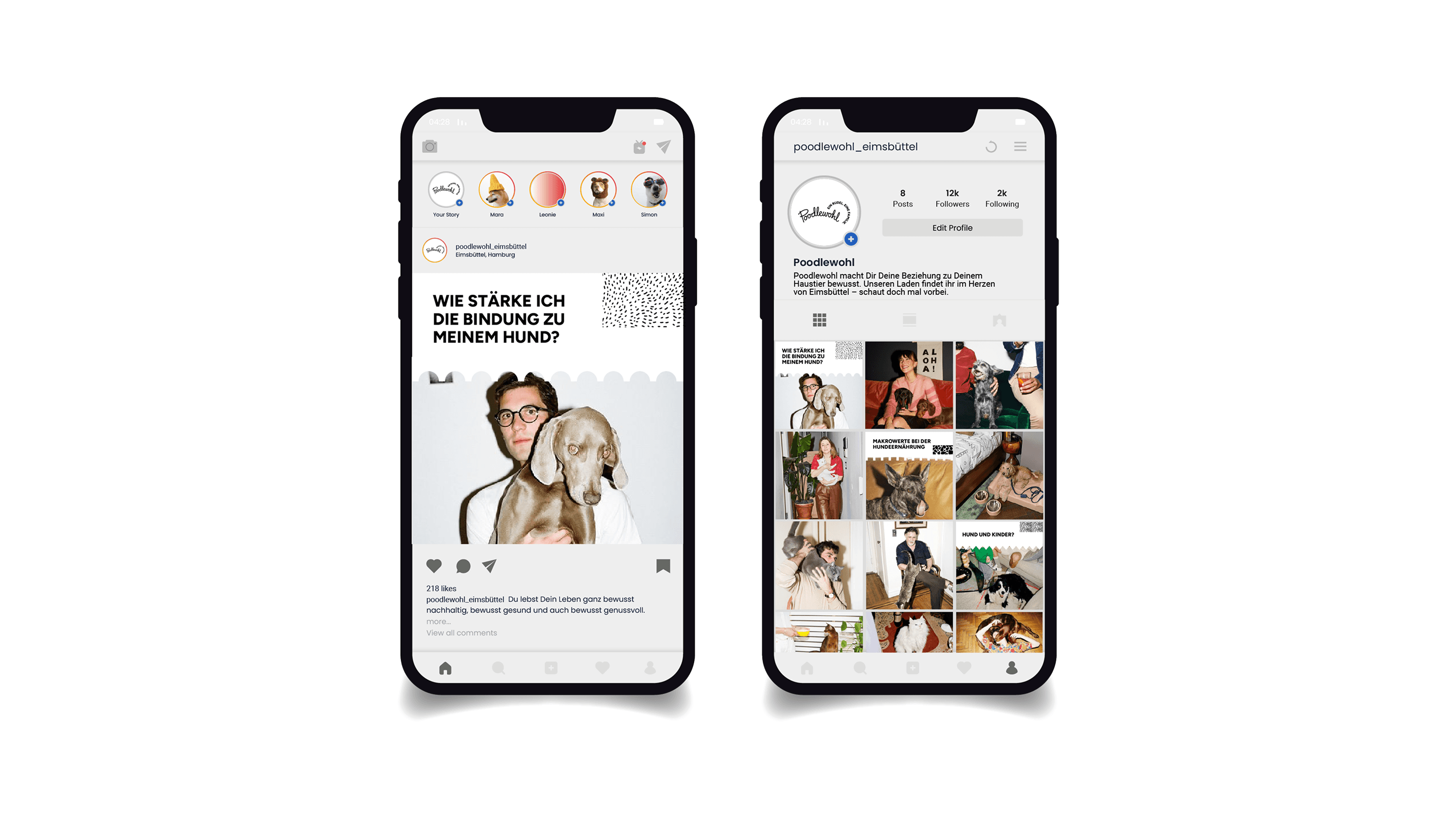Poodlewohl dog care brand identity – portfolio case study image 19