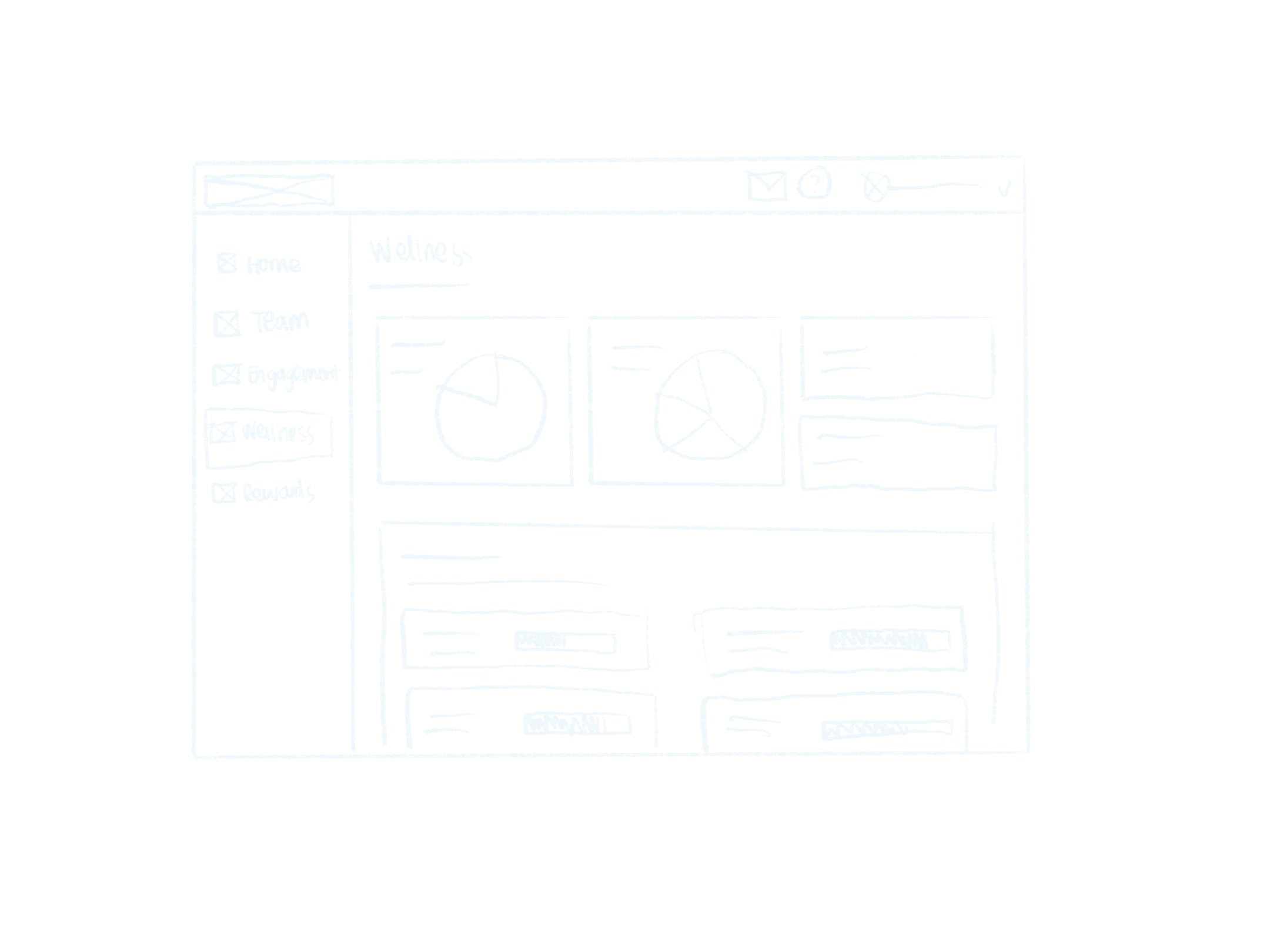 Sketch of the Home page