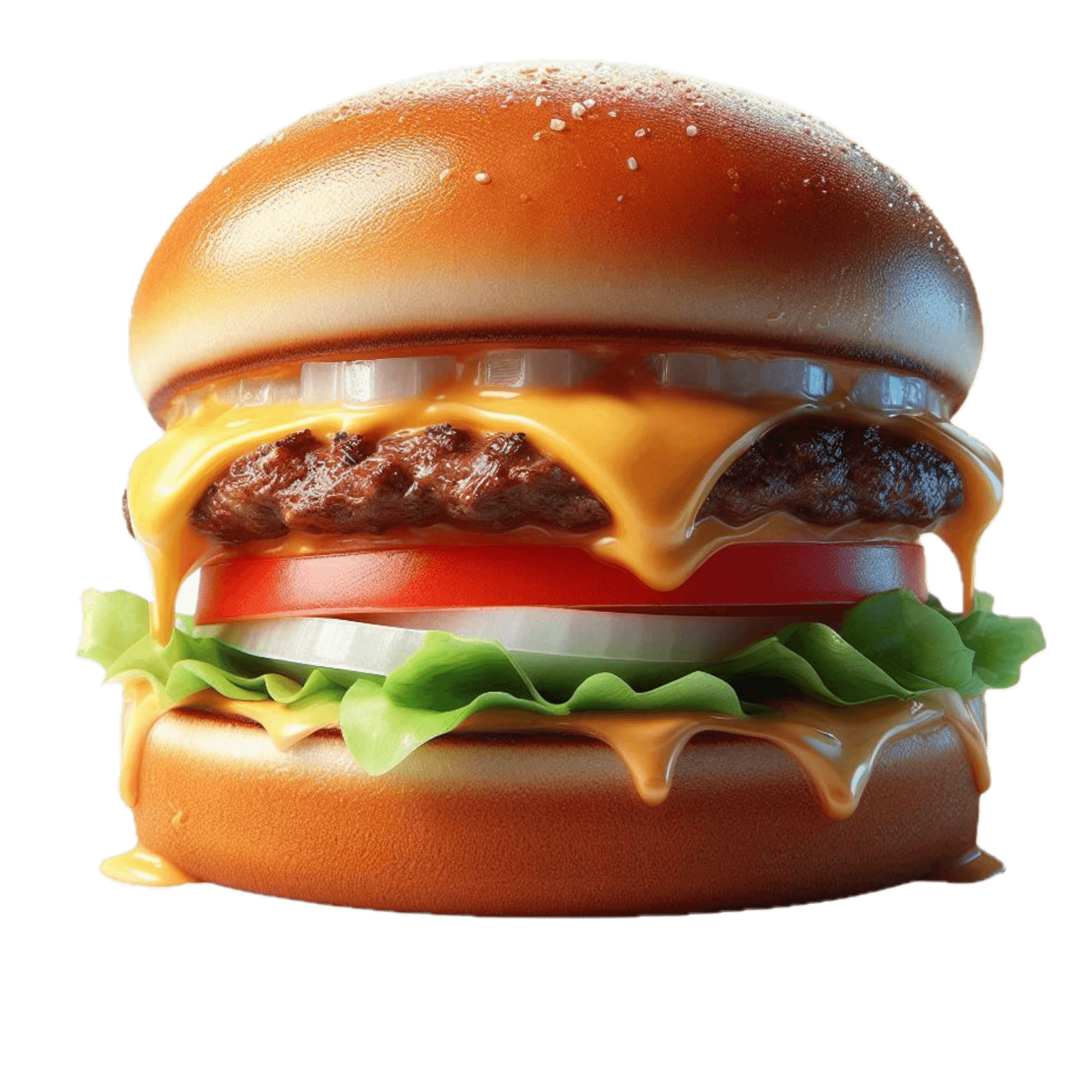 Famous Fast-N-Fresh Cheeseburger