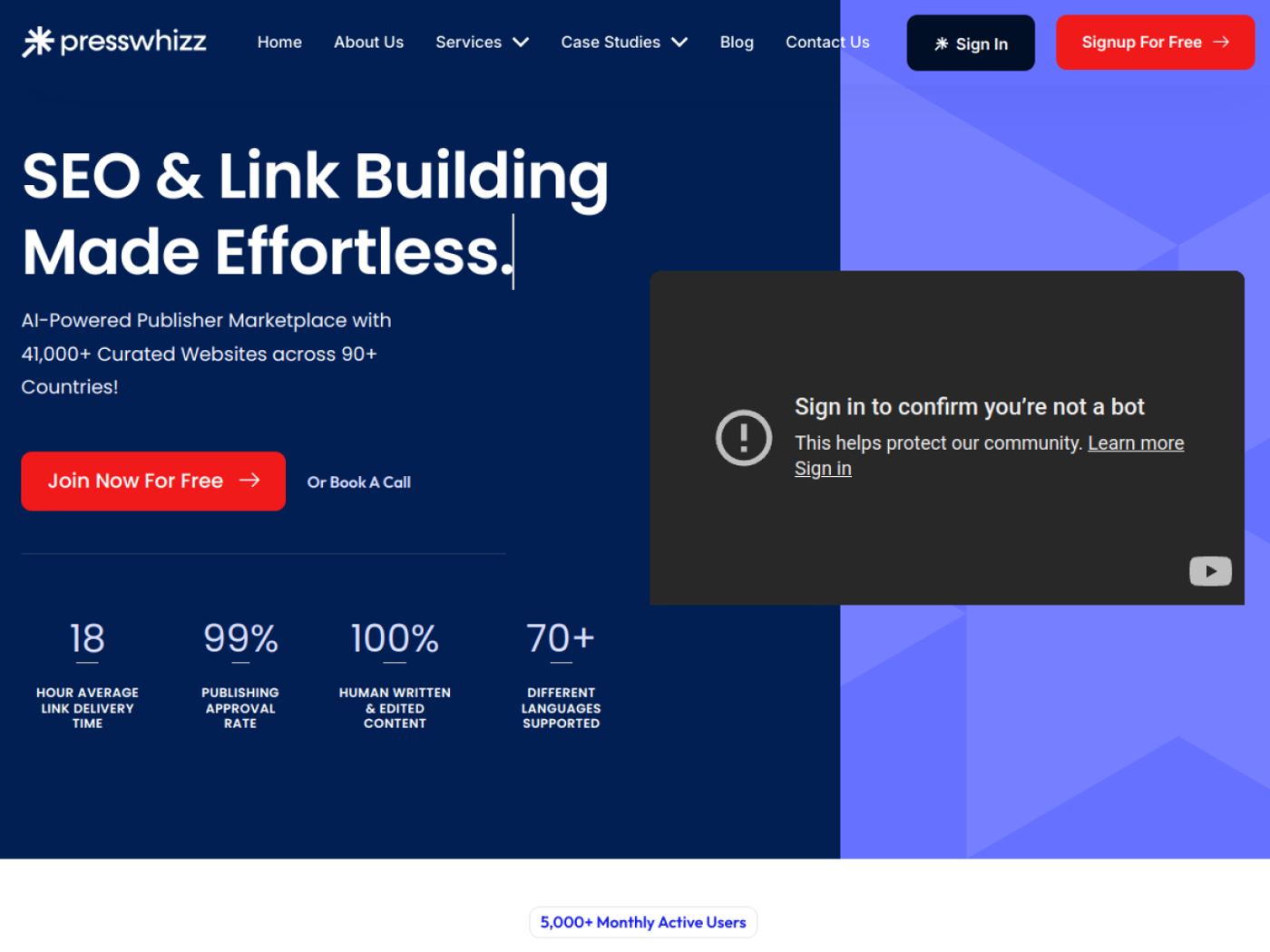 PressWhizz website