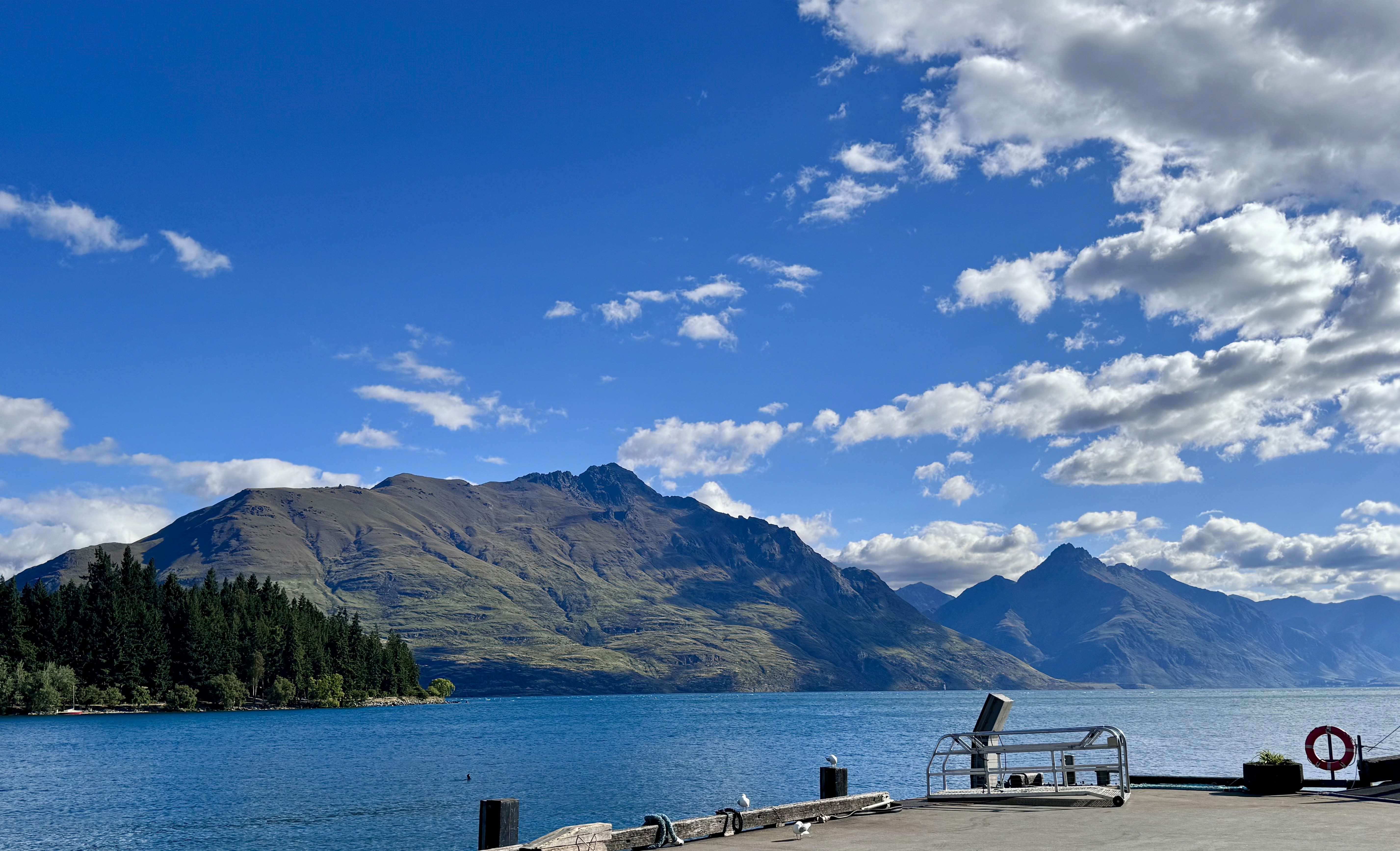 Lake Wakatipu from a pier