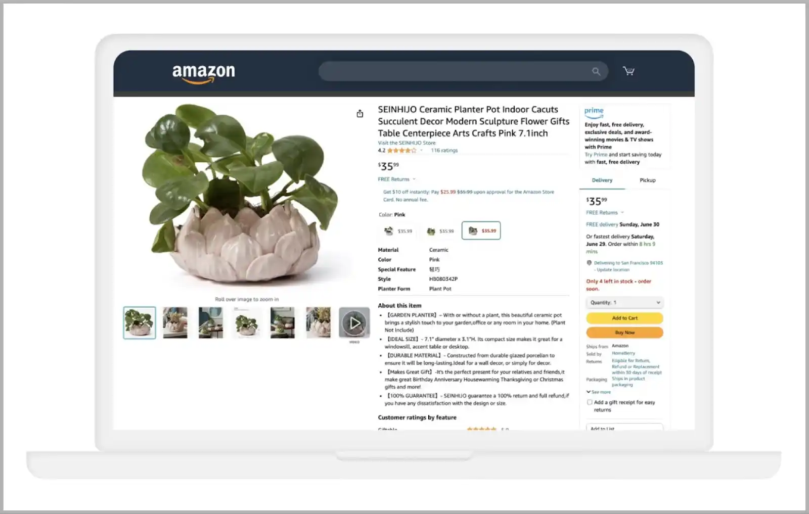 Product listing page on Amazon @@ Product listing page on Amazon