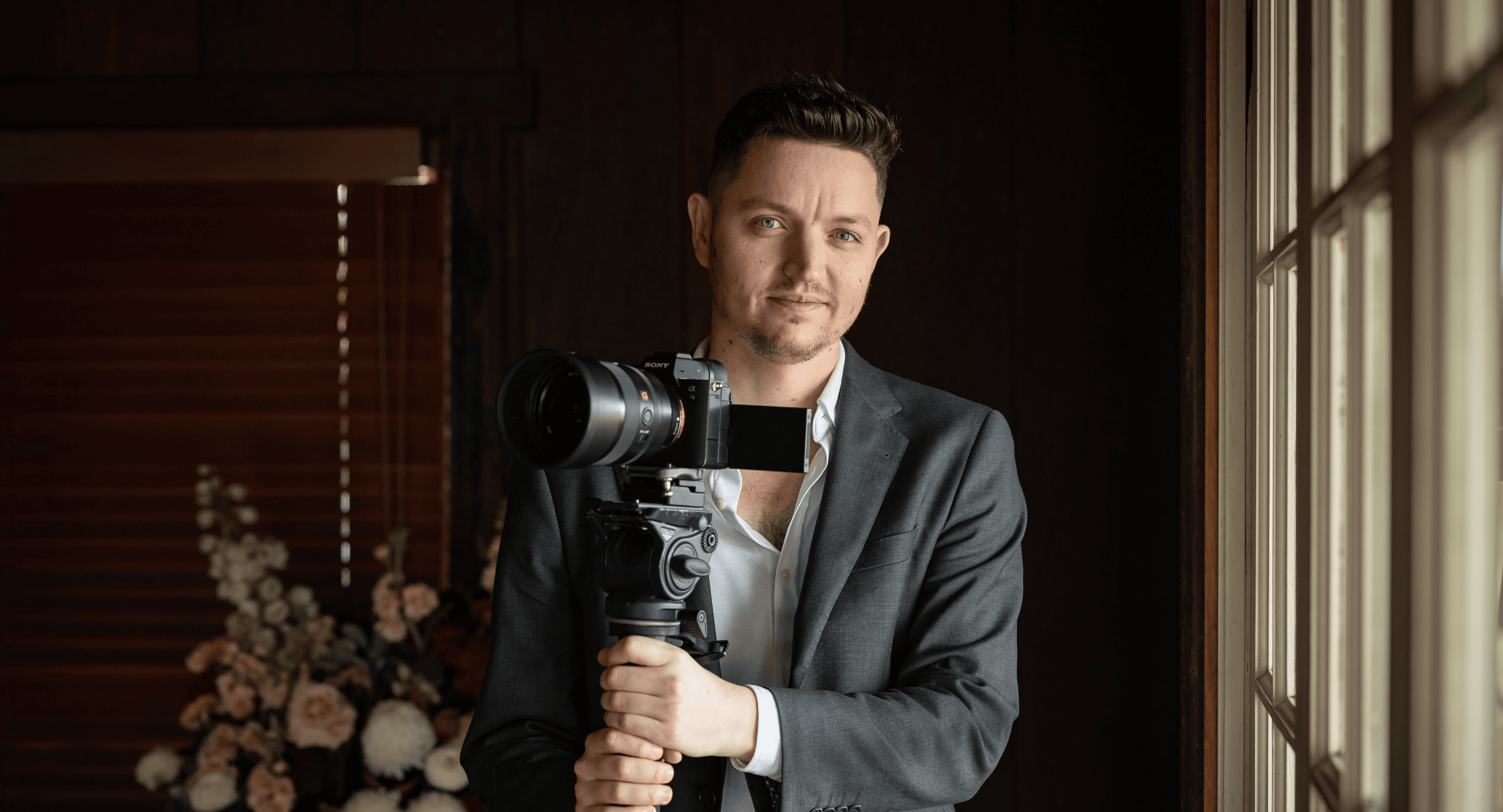 Ben Fairhurst, founder of Creo Bella Wedding Films in Brisbane