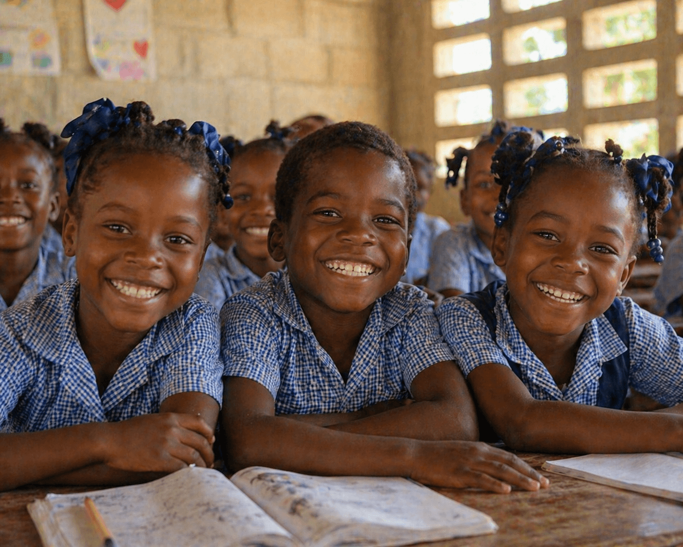 haitian kids at school