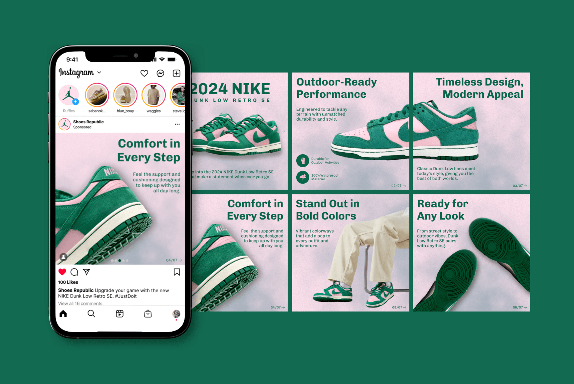 NIKE Dunk Low Retro SE Carousel Post Template