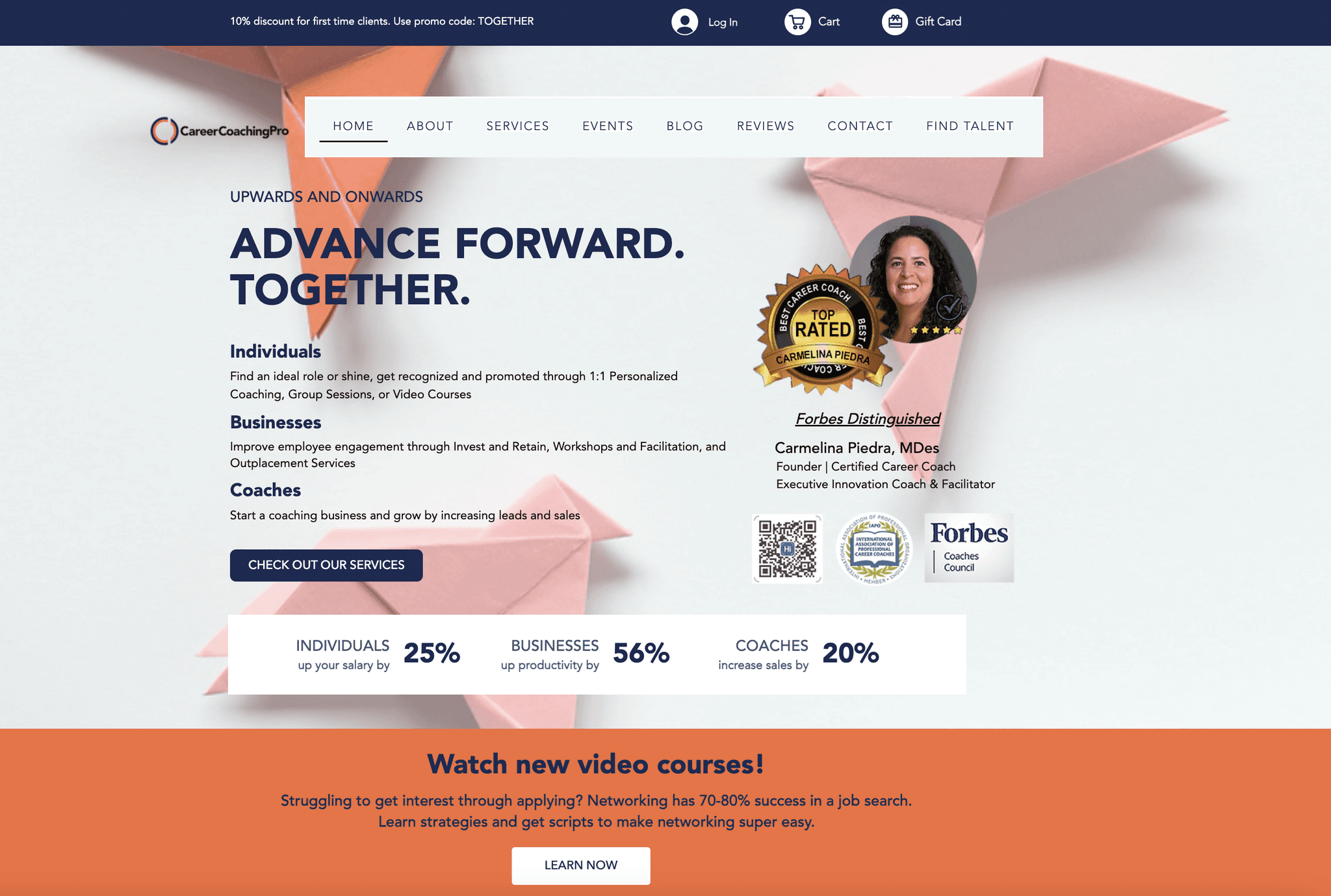 Revised Home Page Hero Section