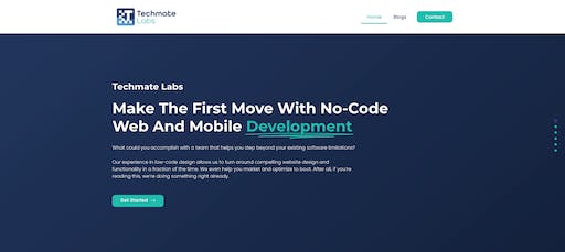 Techmate Labs No-code Tool