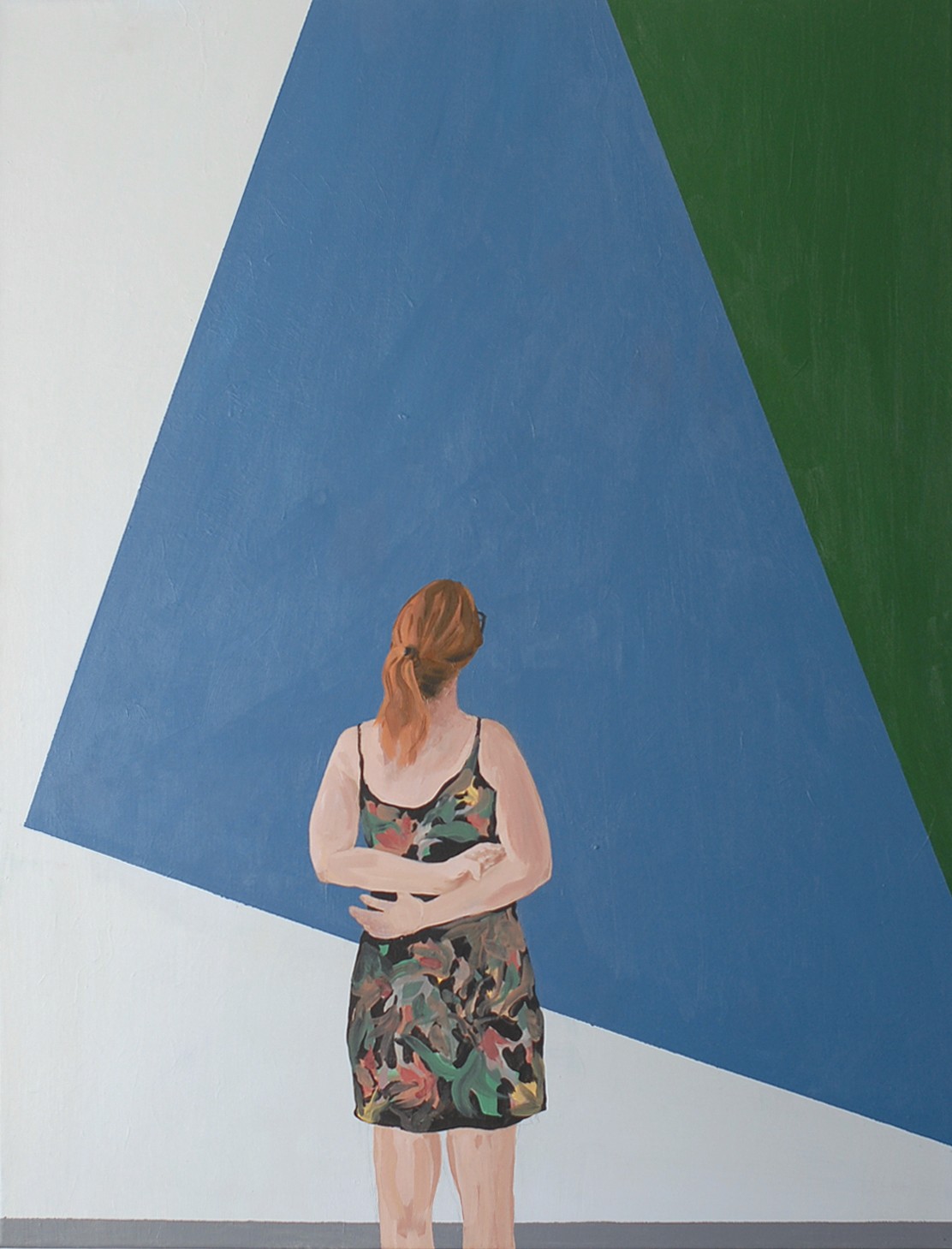 Les musées, Christina, Acrylique sur toile, 116 x 89 cm, 2019