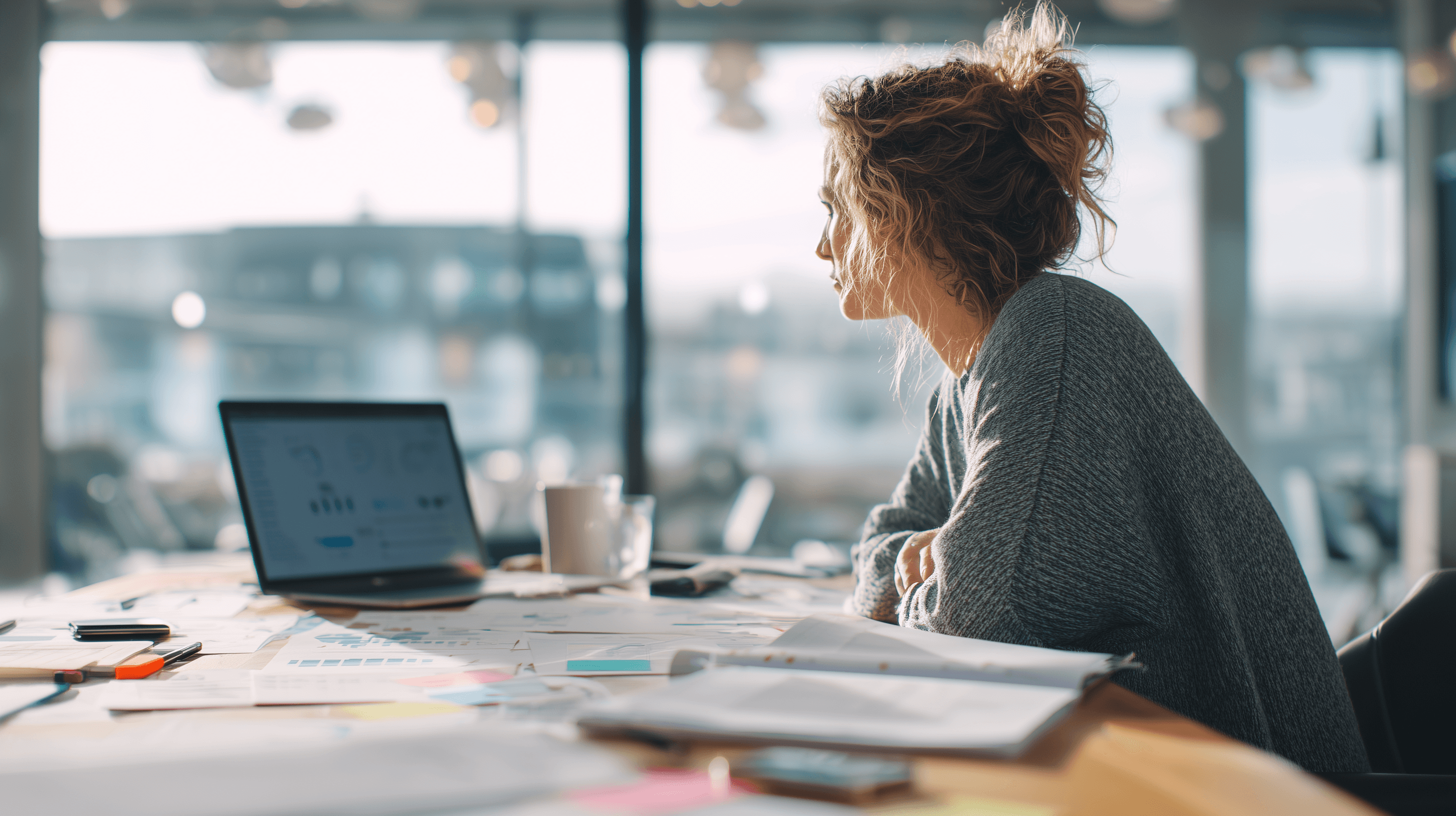 gray and black laptop computer on surface