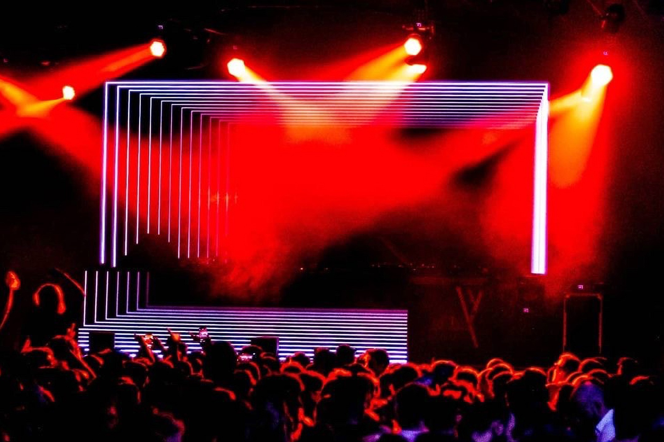 Richie Hawtin performing at Rebels Festival, Málaga, 2022. Photo by Johannes Kraemer