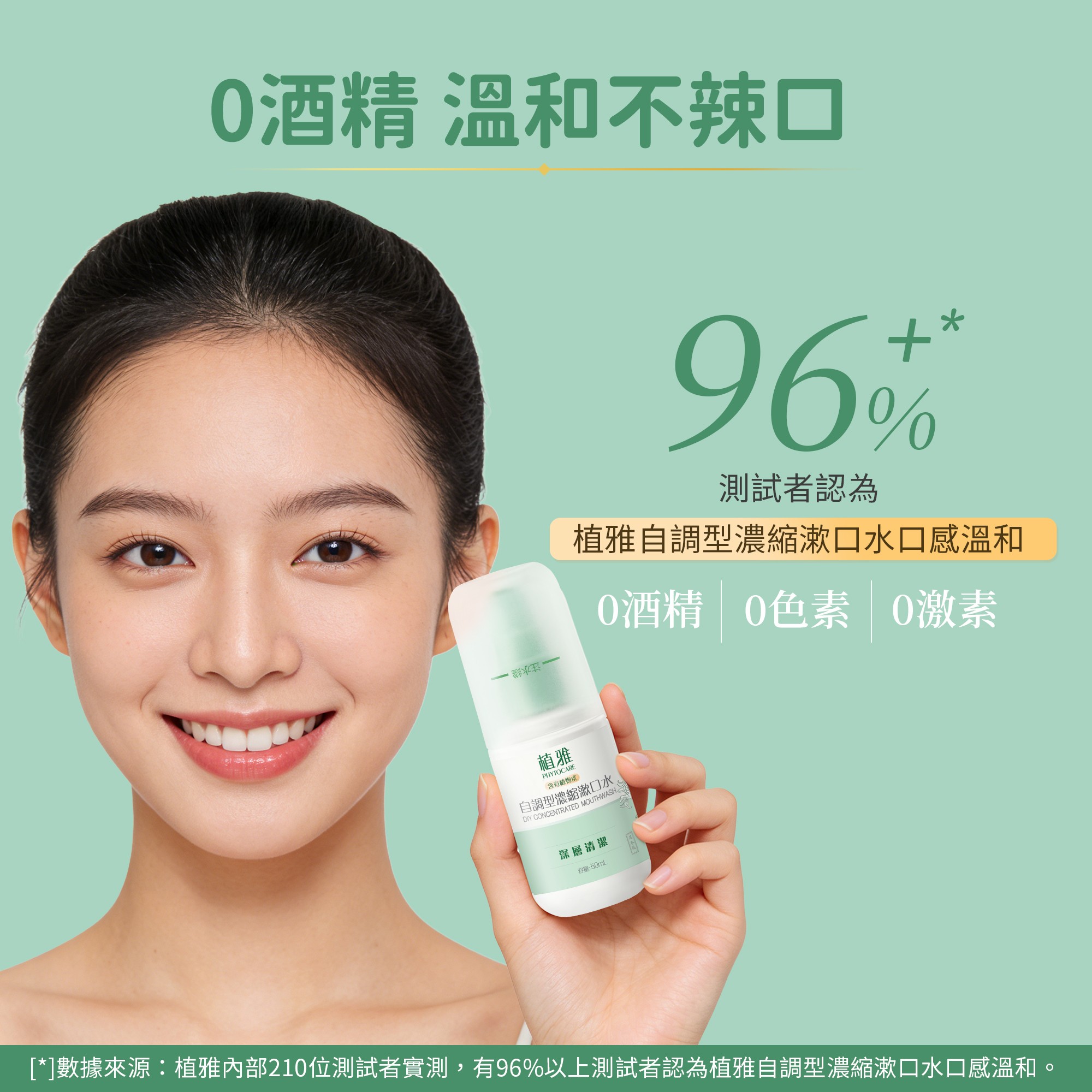 自調型濃縮漱口水