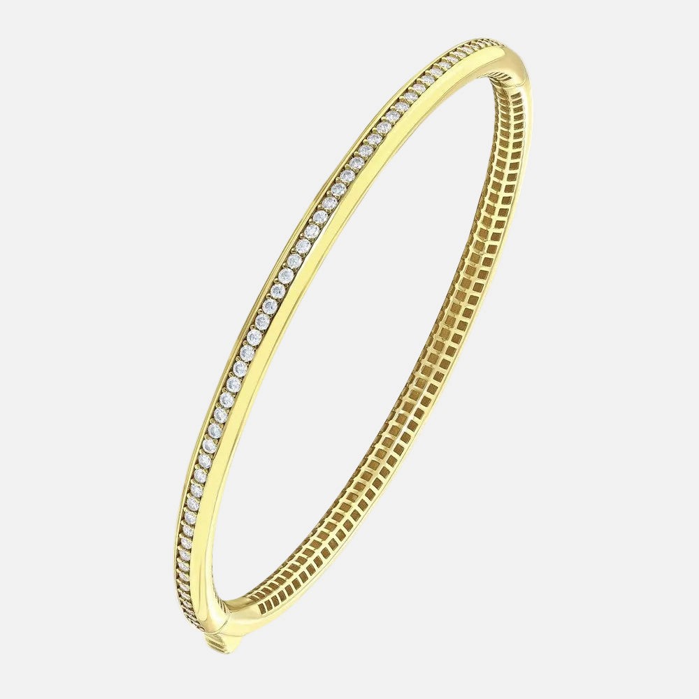 Assos 14 Ayar Altın Tasarım Kelepçe Bilezik 8.94 Gram Ağırlığında