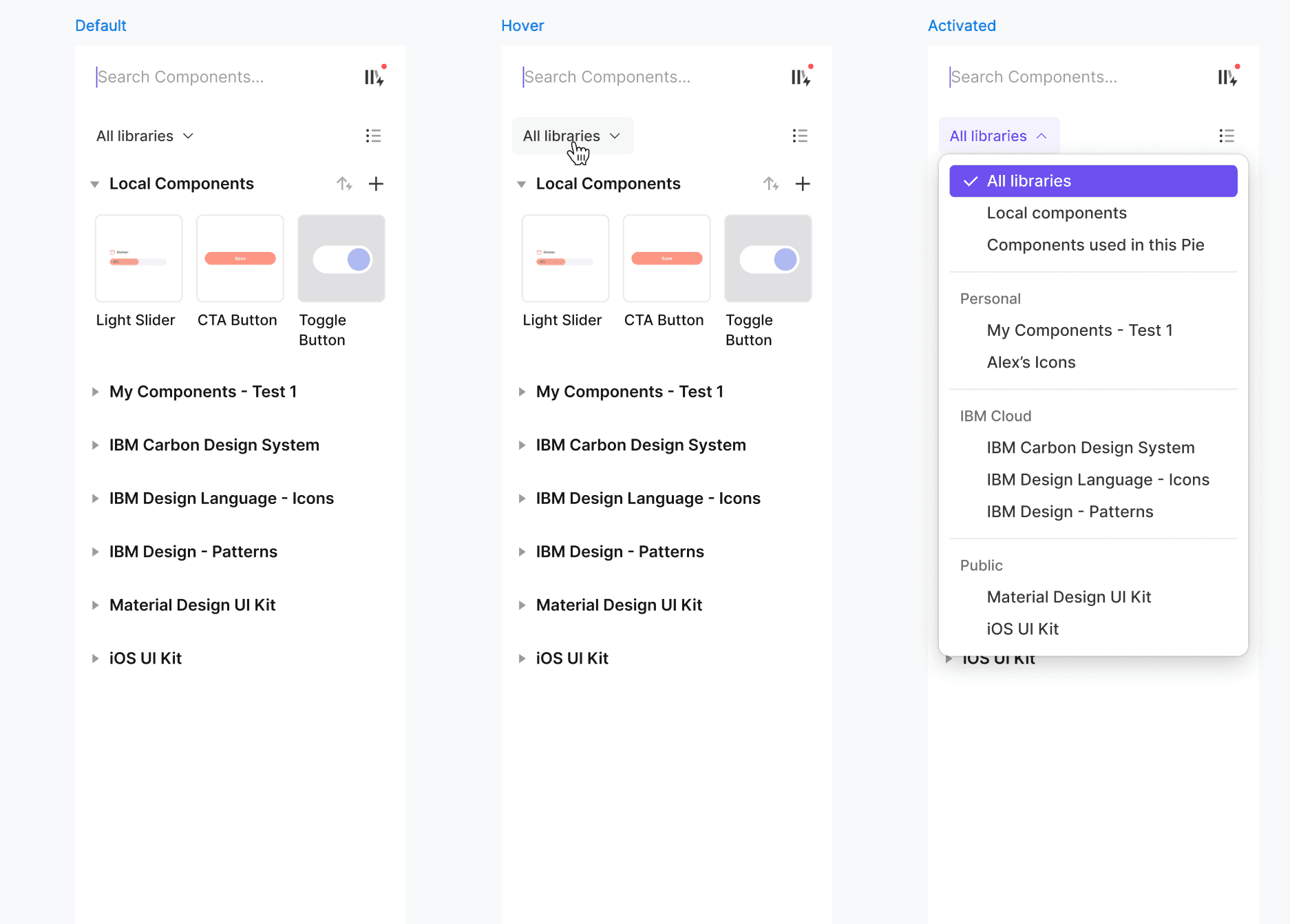{'_type': 'localeString', 'en': 'Filter Libraries 1'}