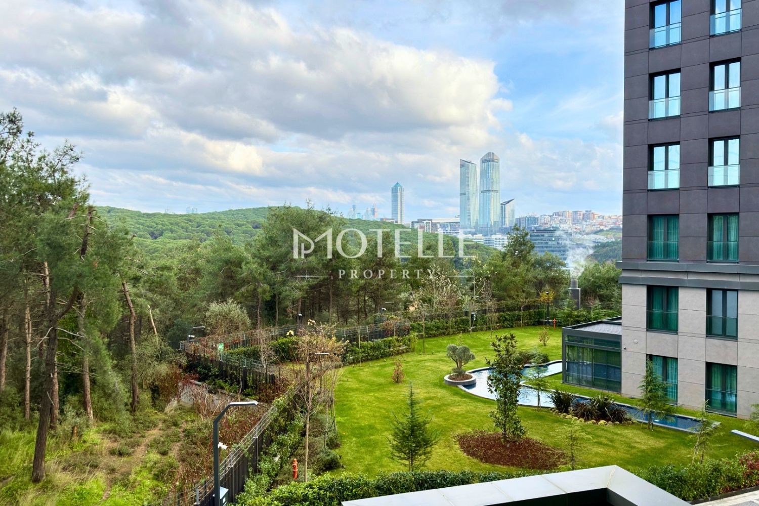 camlivadi apartment for rent istanbul forest view