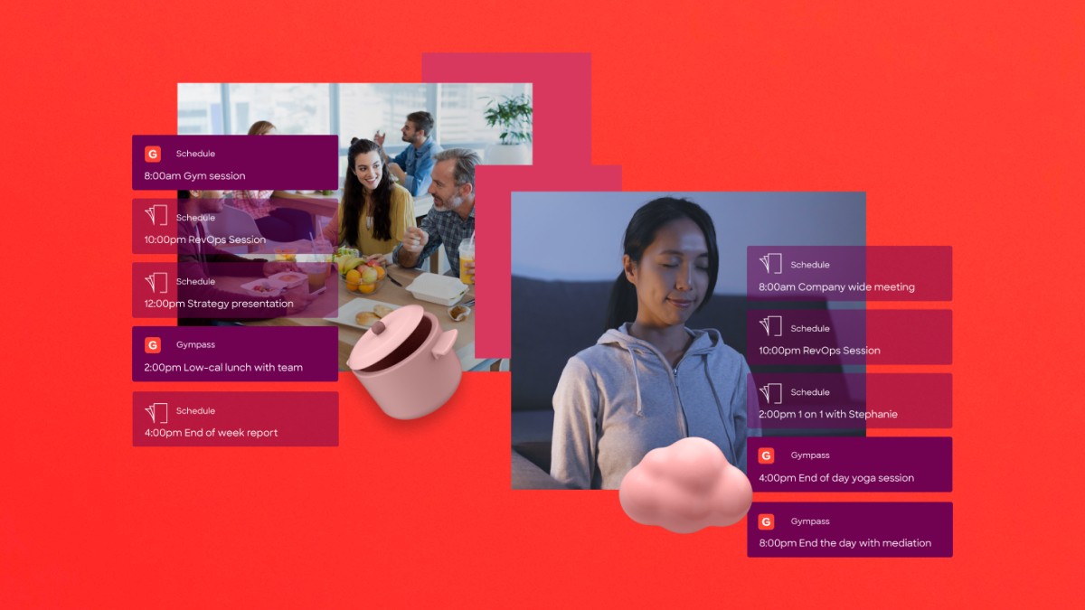 Abstract picture over the grid background