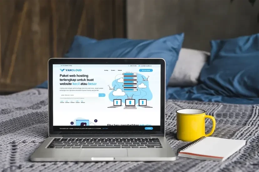 Vintage Car Under Palm Trees