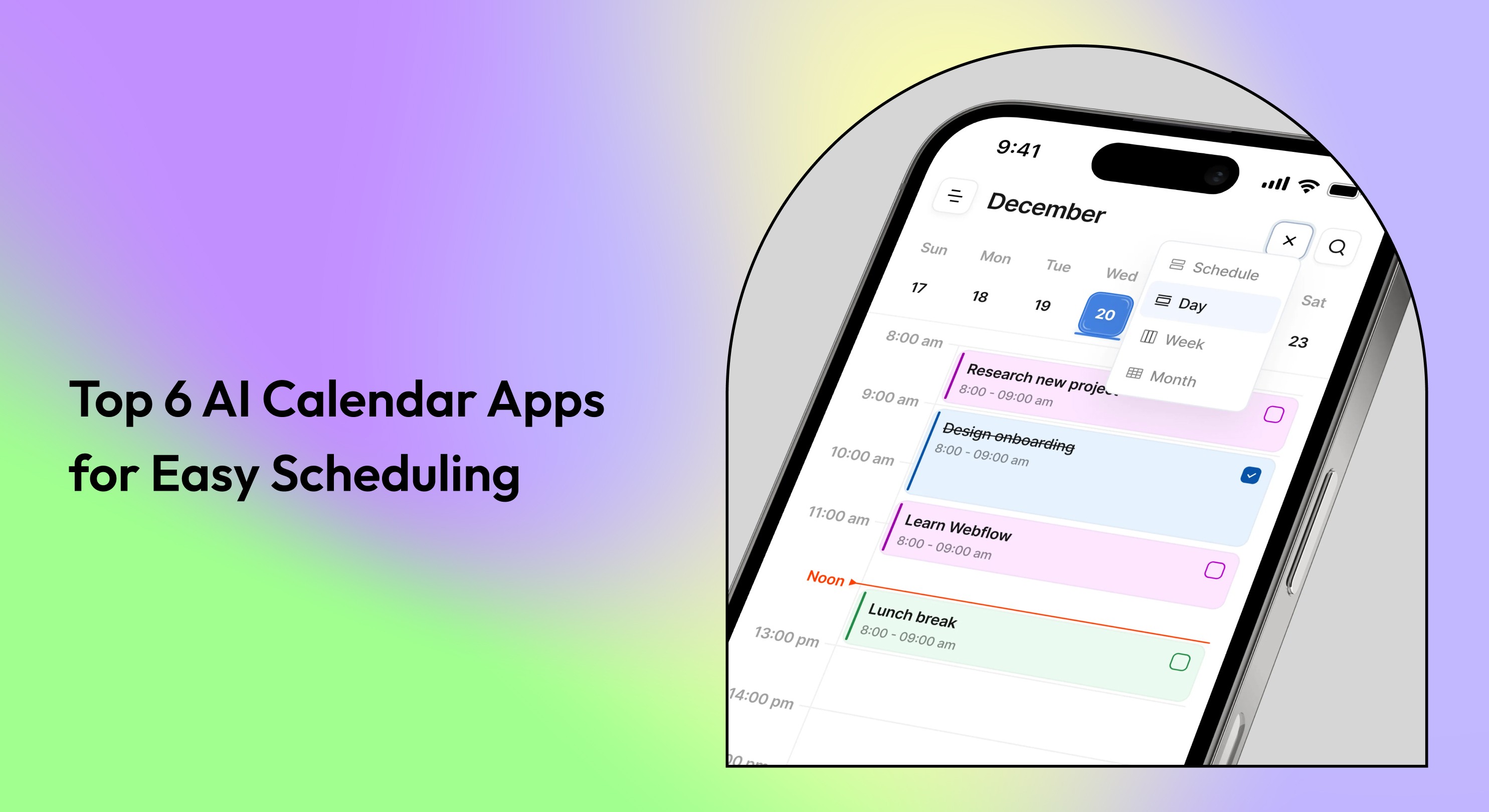 Best AI Calendar Apps for Professionals Needing Stress-Free Planning