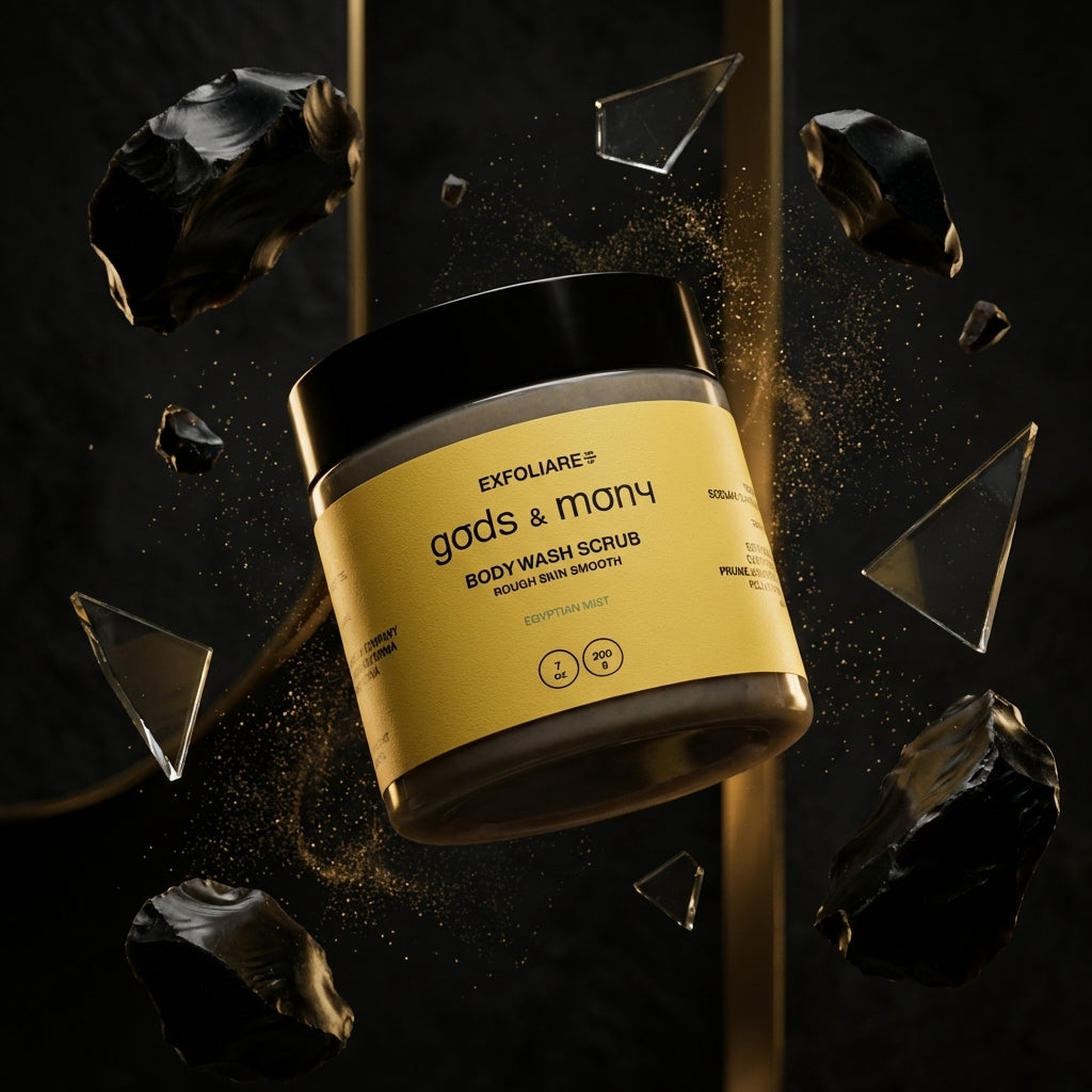 EXFOLIARE men's skin exfoliant — reveals sharper complexion