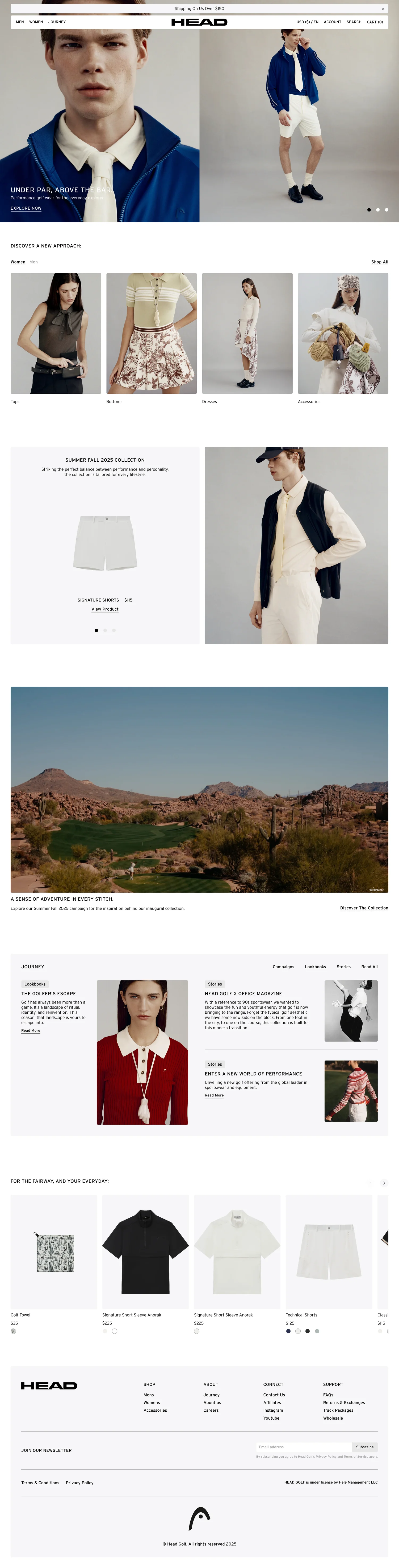 Head Golf is an online platform that offers golf equipment and accessories for players of all skill levels.