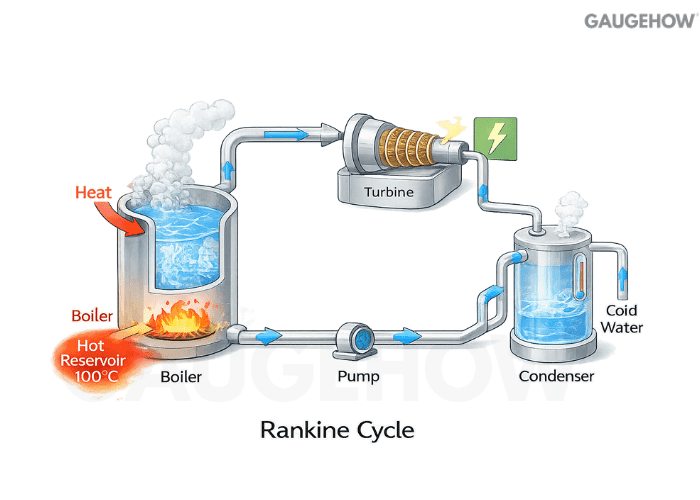 Rankine cycle diagram