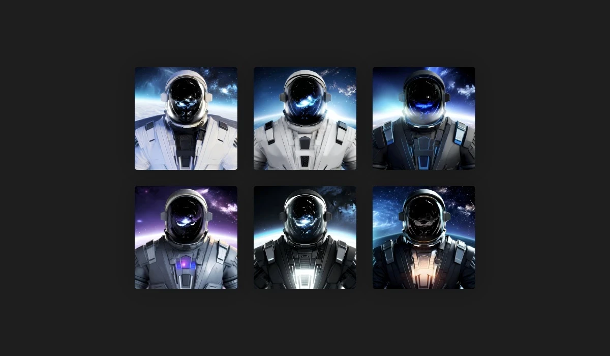 UI astronauts collection