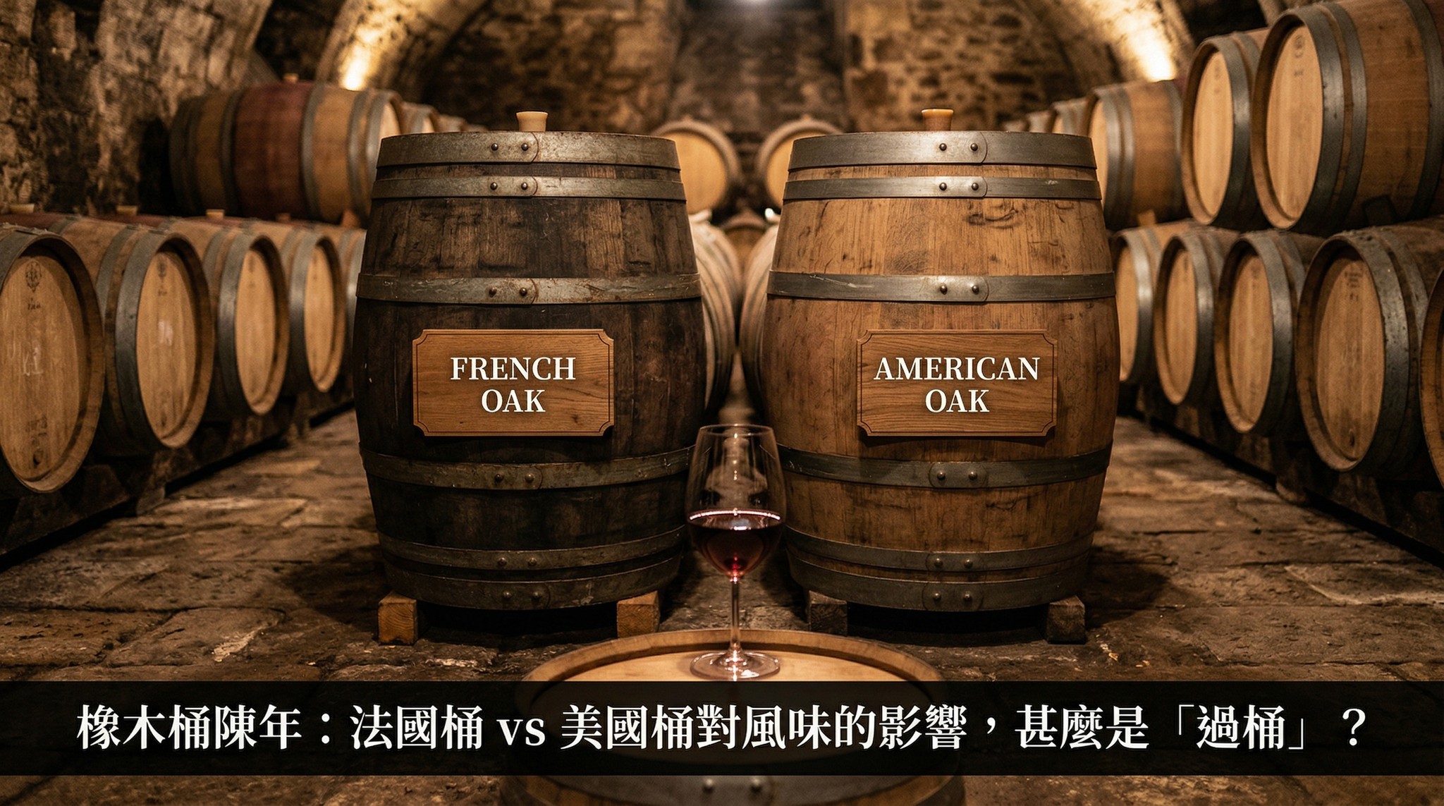 橡木桶陳年：法國桶 vs 美國桶對風味的影響，甚麼是「過桶」？