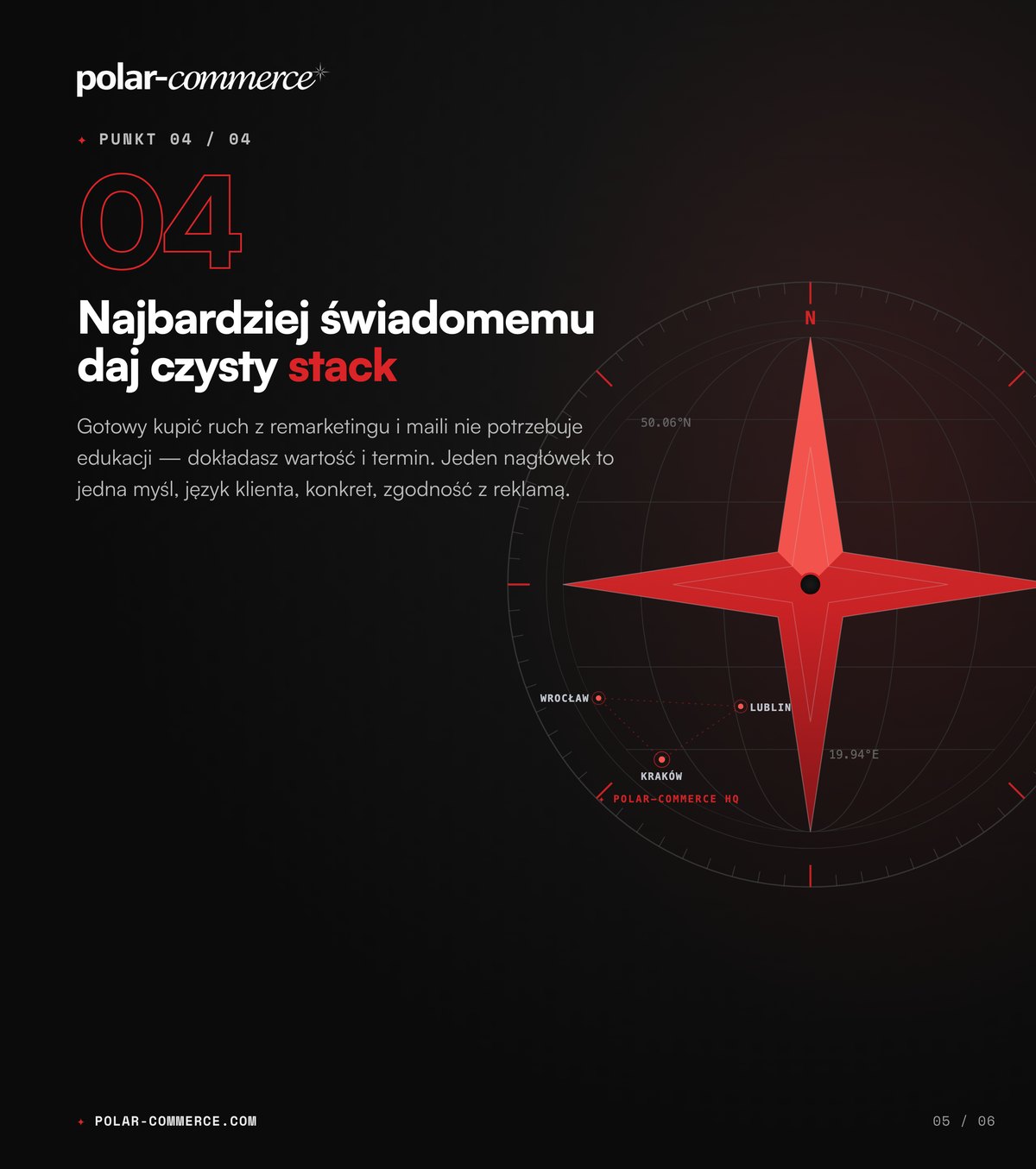 Najbardziej świadomemu daj czysty stack
