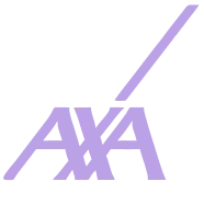 AXA logo in purple