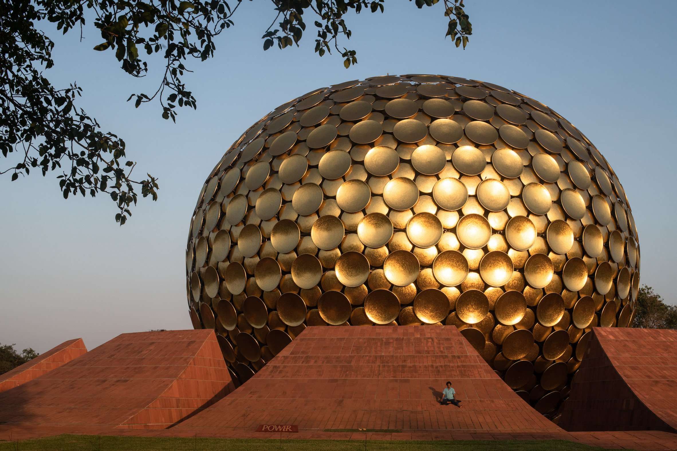 The Matrimandir of Auroville.