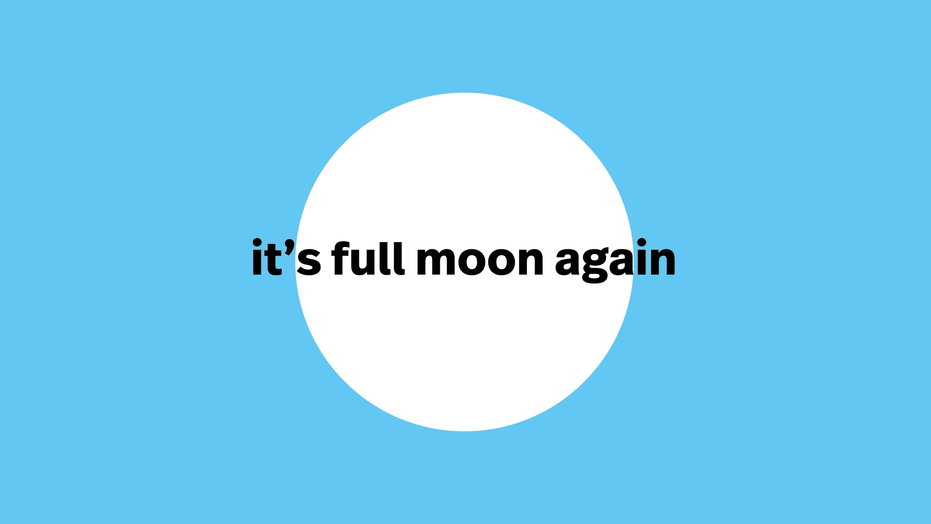 Minimal blue motion graphic