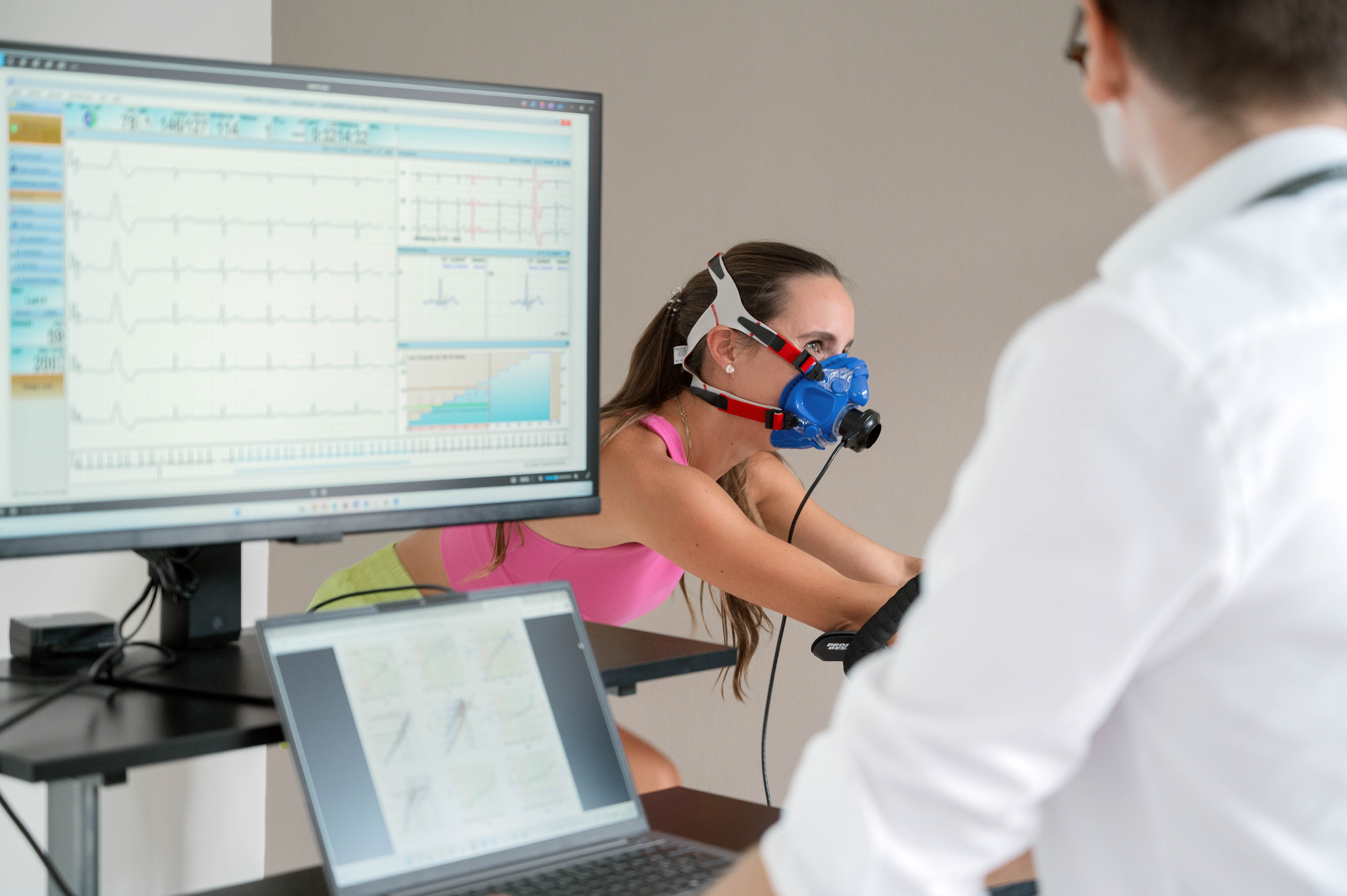 A stethoscope and blood pressure cuff, essential medical tools for monitoring patients' health.