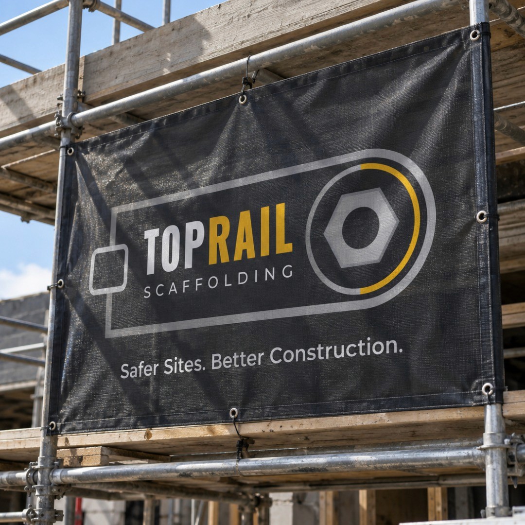 Toprail Scaffolding - Scaffolding Signage