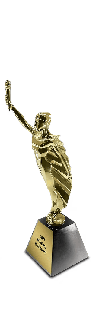 Award visual — Platinum AVA Digital Award met Achmea