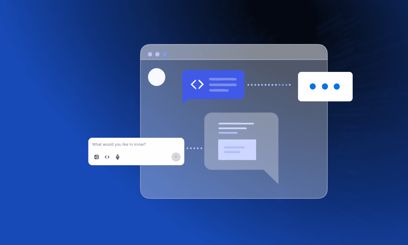 an illustration of an AI-chat capability