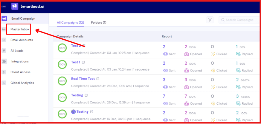 Master Inbox by SmartLead