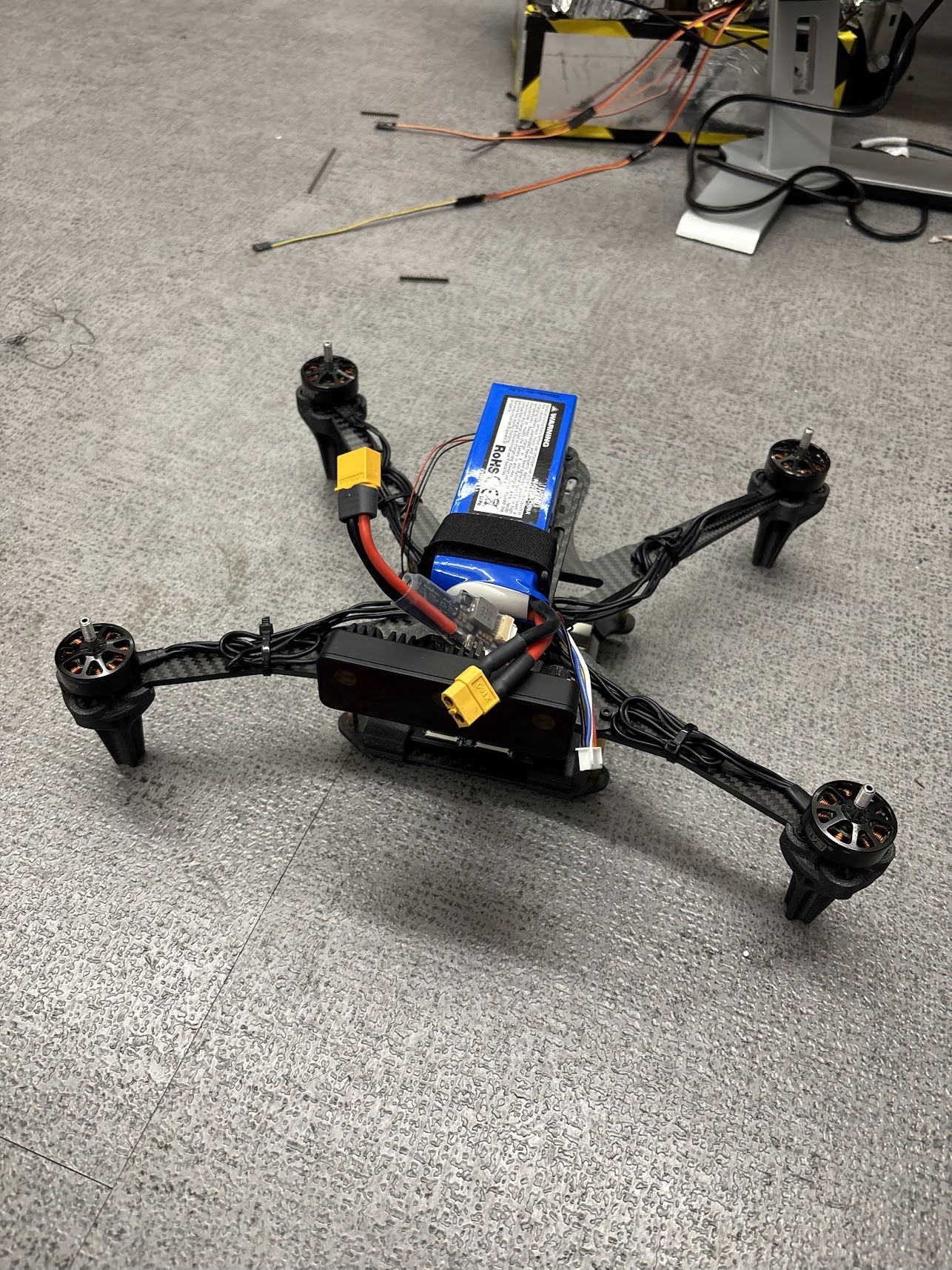 Low-Cost GPS-denied Quadcopters
