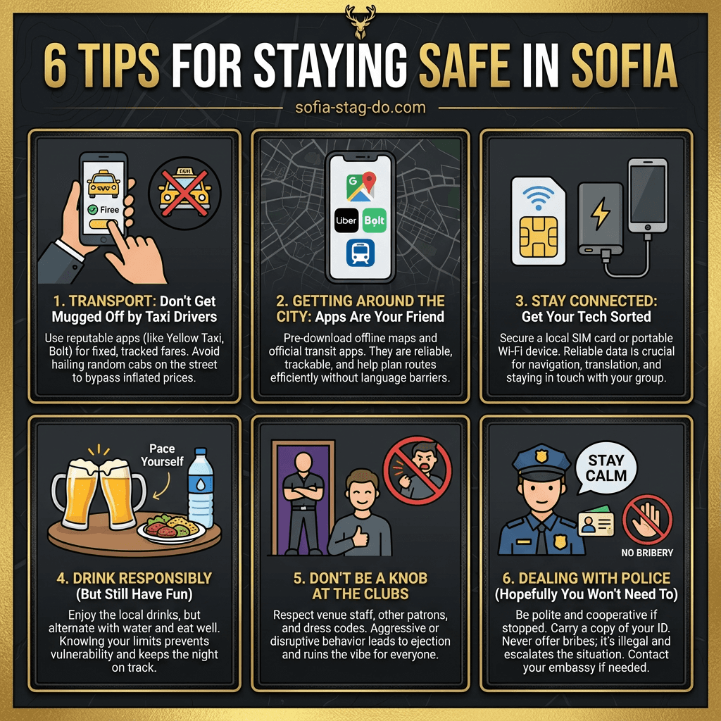 stag do safety infographic