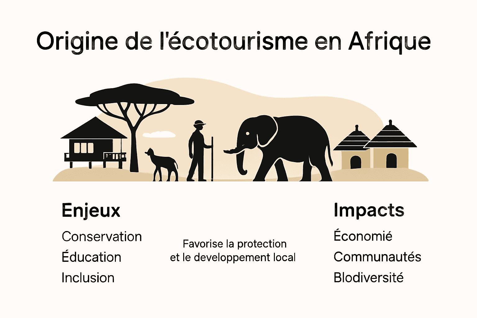 Infographie : comprendre les enjeux et les retombées de l’écotourisme en Afrique
