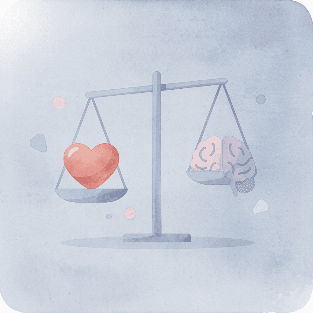 Balance scale icon representing the trade-off between right and wrong AS400 modernization platform choices