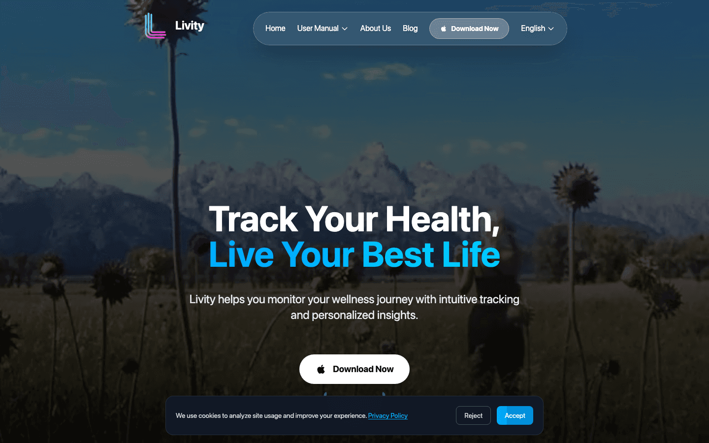 Livity health tracker