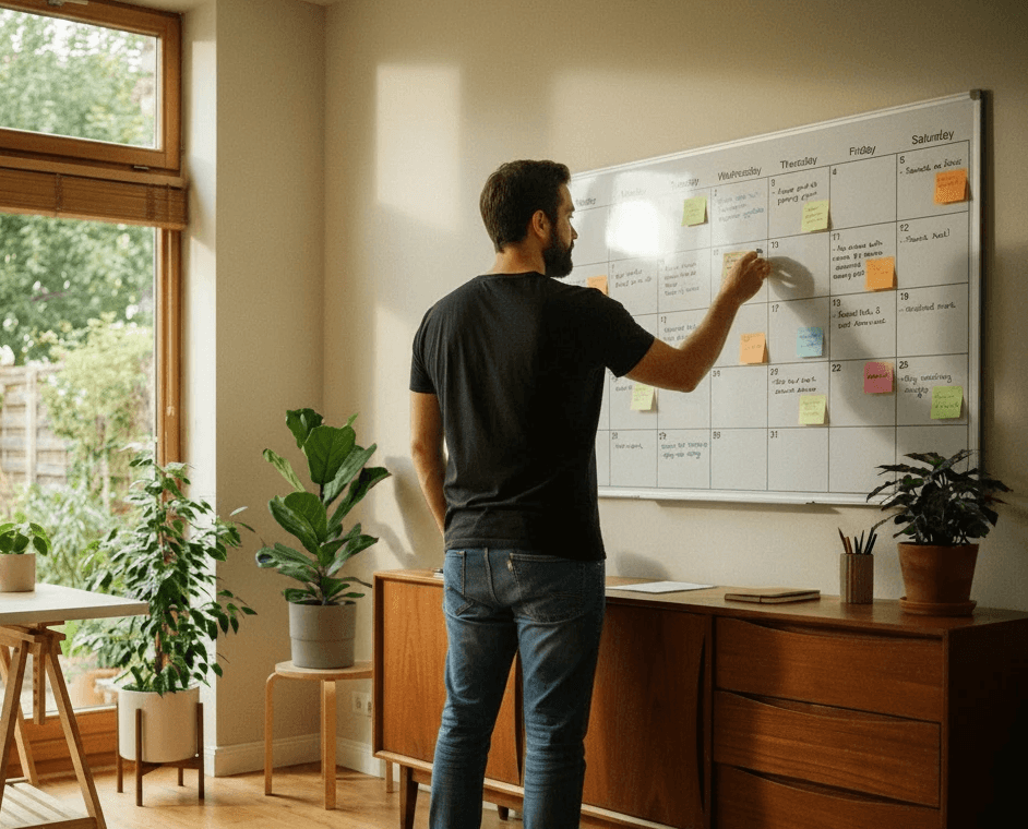 Cashflow chart with income and expense trends, showing $12,000 total balance