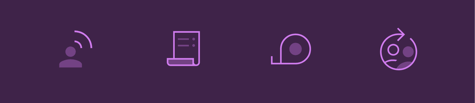 purple icons
