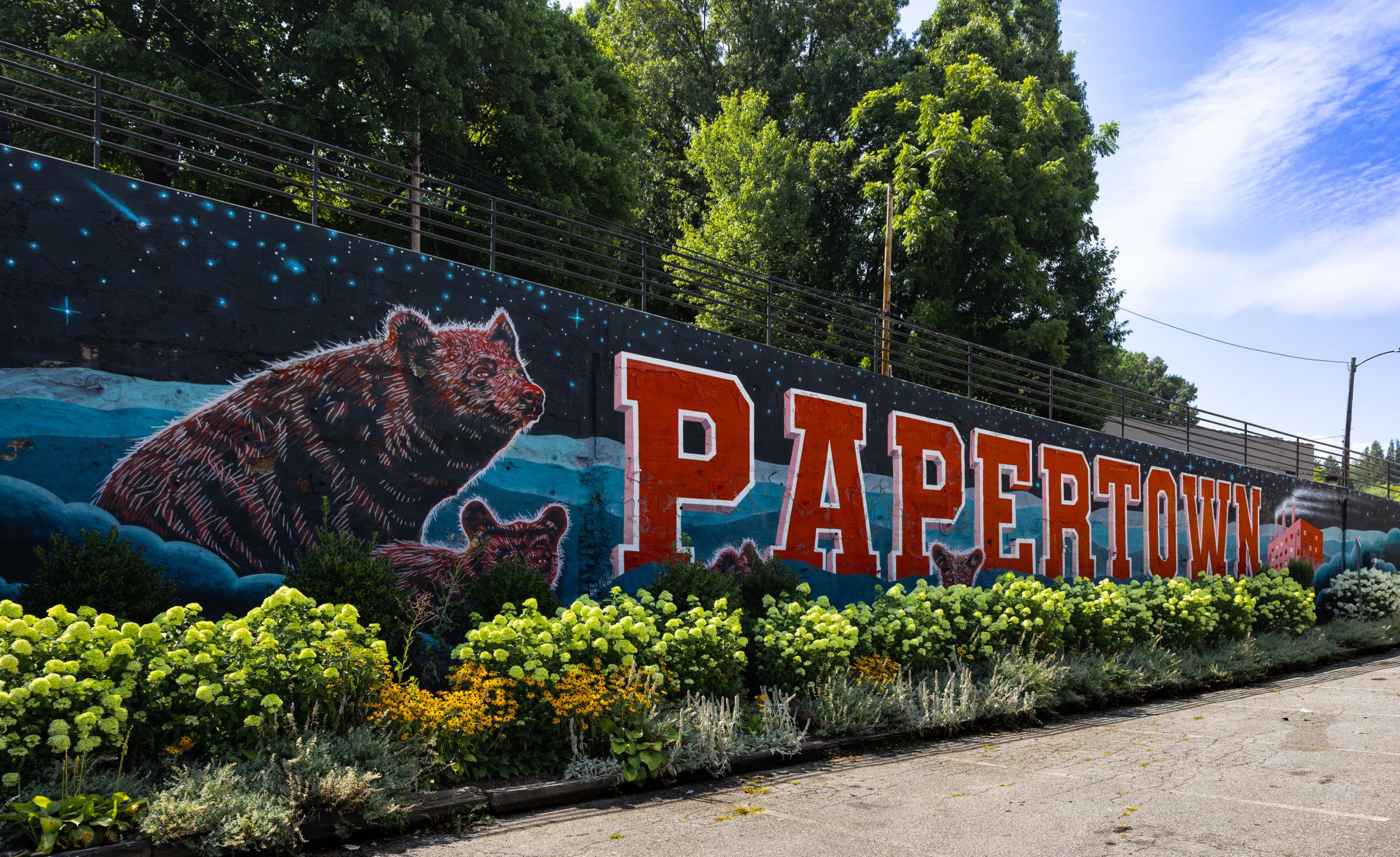 Papertown Mural - Canton, NC